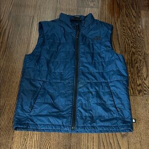 The North Face Deep Blue Quilted Insulated Vest sz M